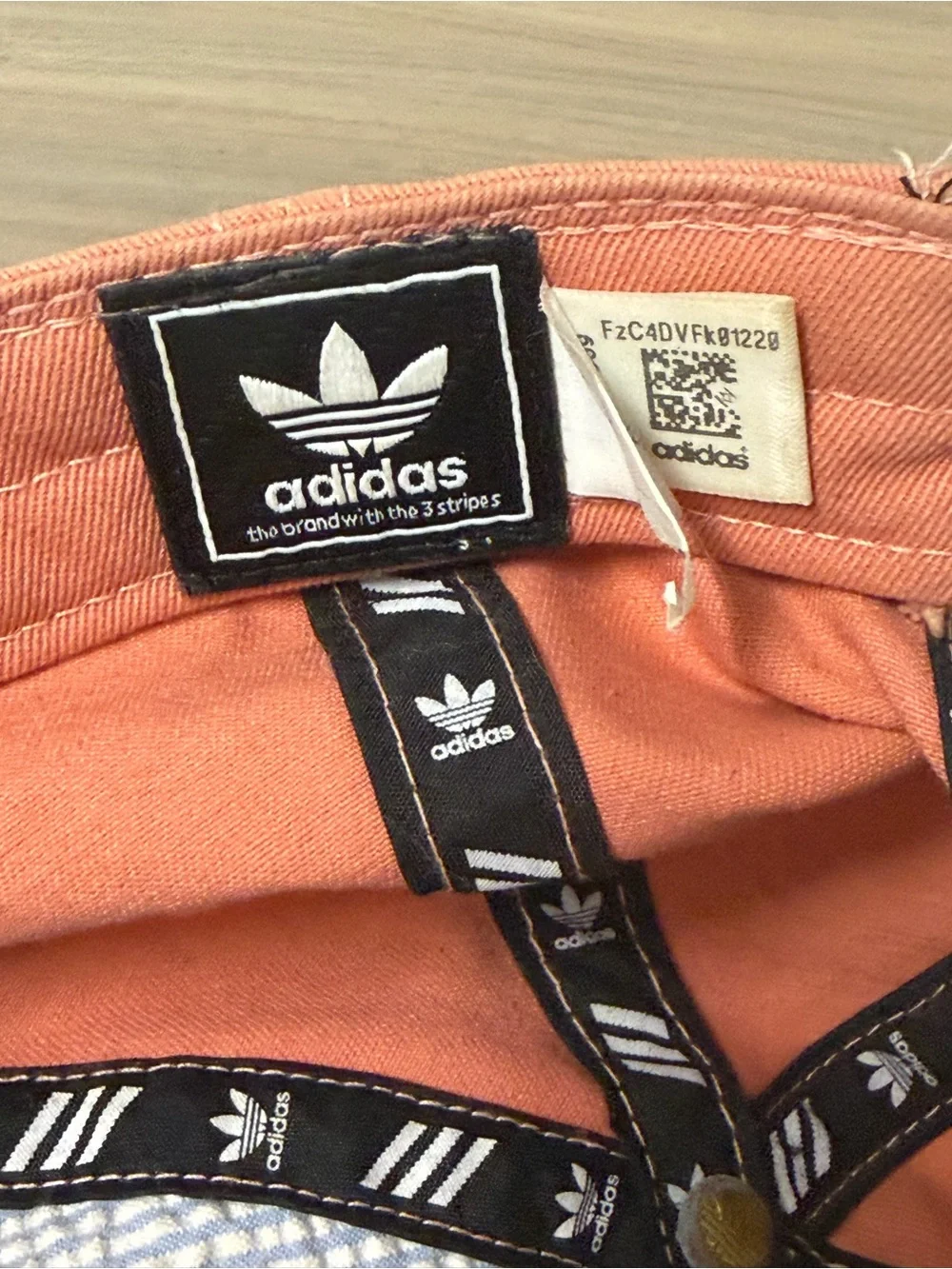 Adidas Originals Relaxed adjustable strapback hat peach